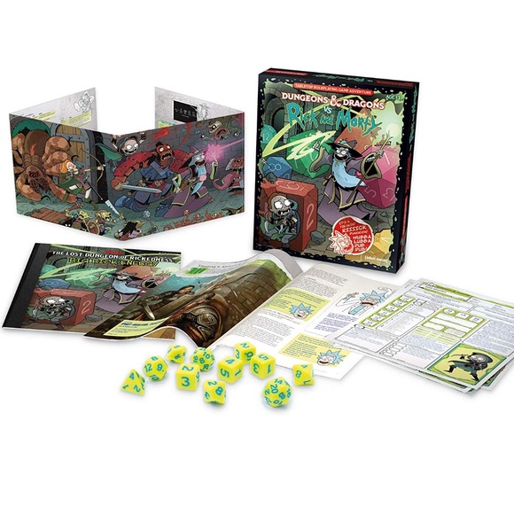 Dungeons & Dragons vs Rick and Morty Tabletop GAME - Picture 4 of 7